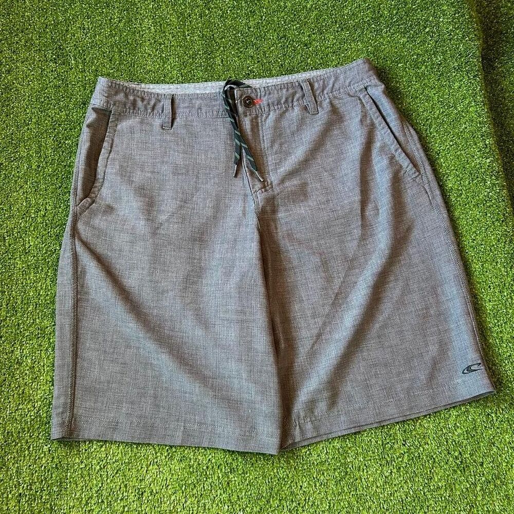 O-neill Men's Grey and Brown Shorts